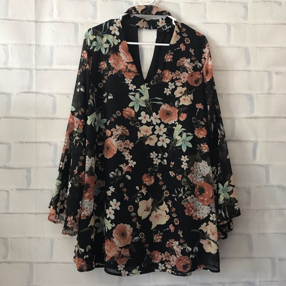 Lulu’s | floral collar dress - Picture 2 of 8